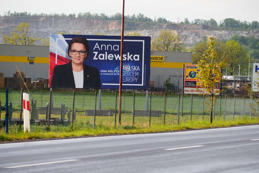 Powierzchnie reklamowe - Strzegom>Wrocław Eurowybory 2019 Zal.