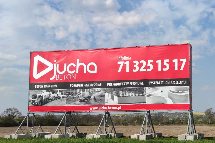 Powierzchnie reklamowe - S5 Kryniczno>Poznań Jucha Beton 3