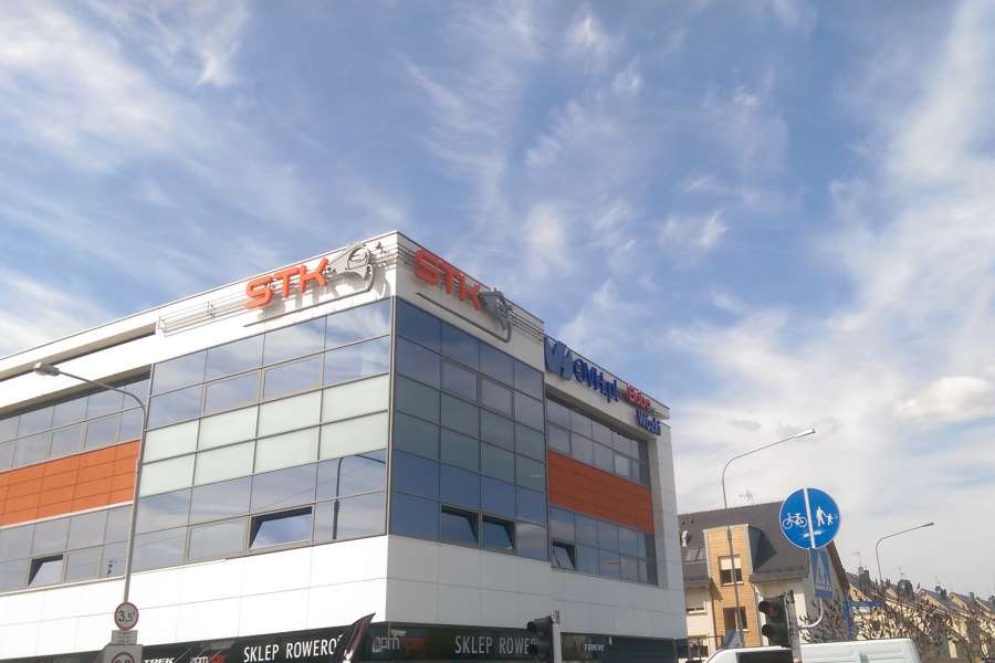 Litery przestrzenne - biurowiec STK Szkocka Wrocław