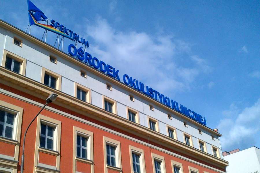 Litery przestrzenne - Spektrum Ośrodek Okulistyki Klinicznej Wrocław