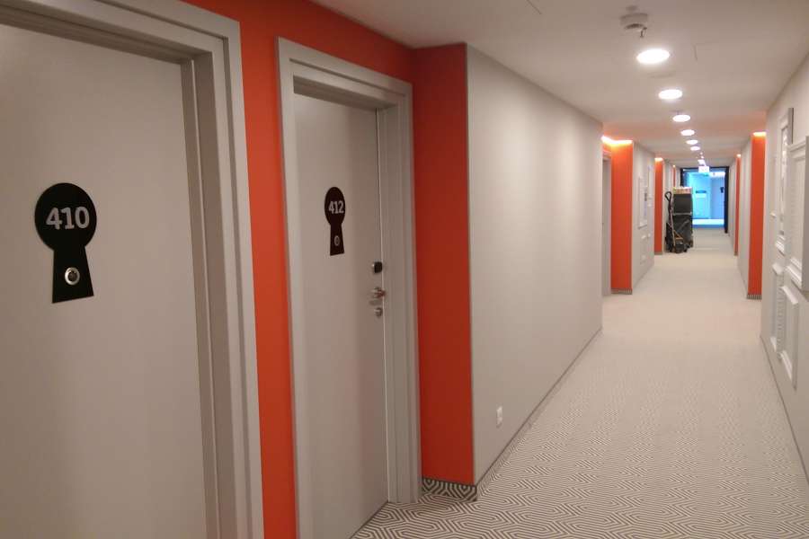 Galeria Everest - oznakowanie pokoi Hotel Ibis