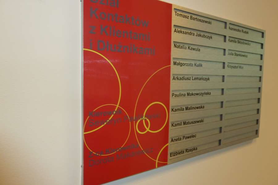 Galeria Everest - tablice informacyjne