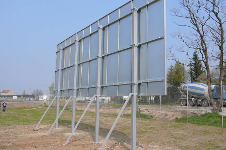 Galeria Everest - tablica informacyjna Panattoni