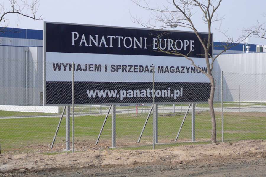 Galeria Everest - tablica informacyjna Panattoni Europe