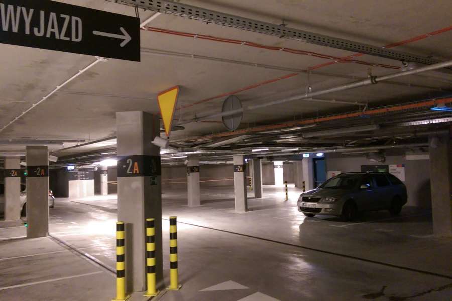 Galeria Everest - oznakowanie parkingów