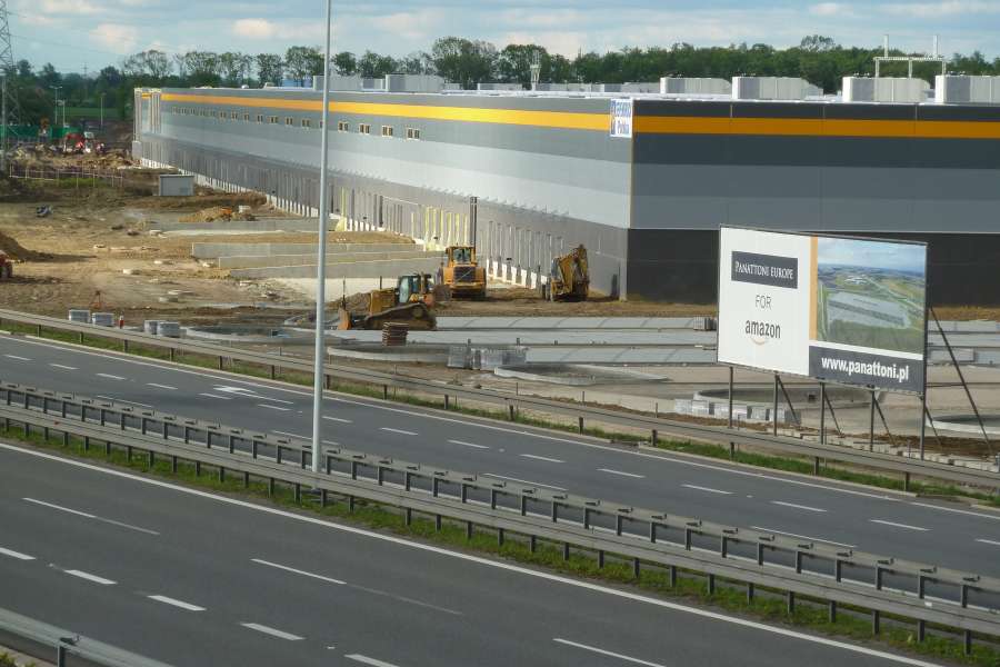 Galeria Everest - baner wielkoformatowy Amazon Bielany Wrocław