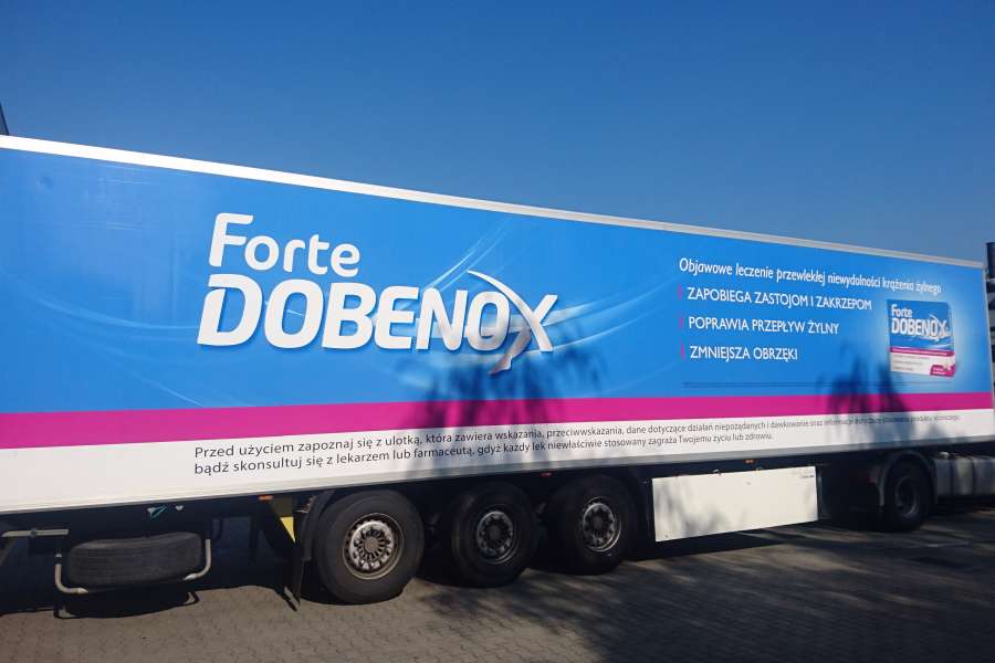 Galeria Everest - wyklejanie pojazdów, naczepa Hasco Lek