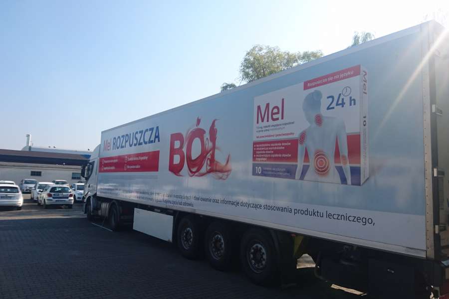 Galeria Everest - wyklejanie pojazdów, naczepa Hasco Lek