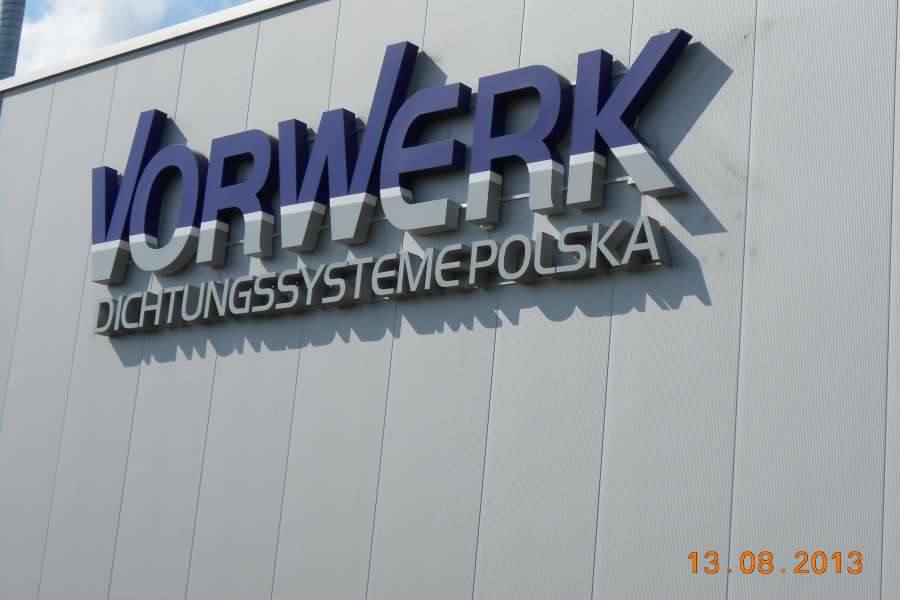 Galeria Everest - litery przestrzenne Vorwerk