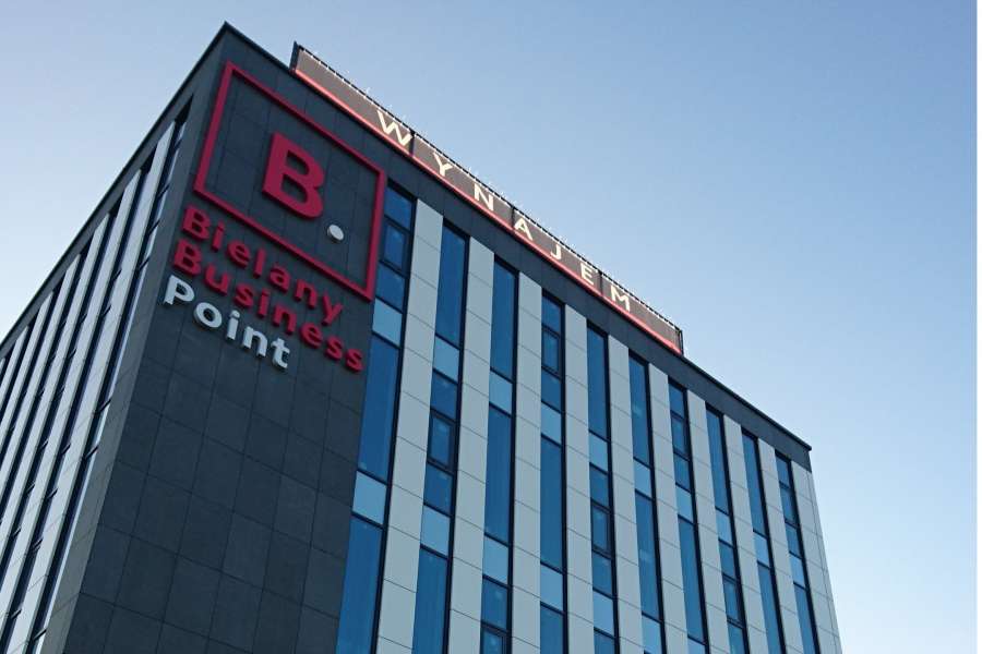 Galeria Everest - oznakowanie biurowca BBP Wrocław