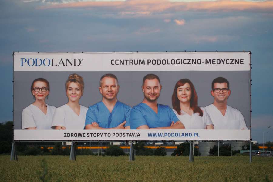 Powierzchnie reklamowe - AOW Zabrodzie 2, Bielany Wrocławskie>Kłodzko Podoland baner2