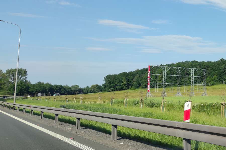 Powierzchnie reklamowe - DK5 Bolków>Wrocław konstrukcja 1