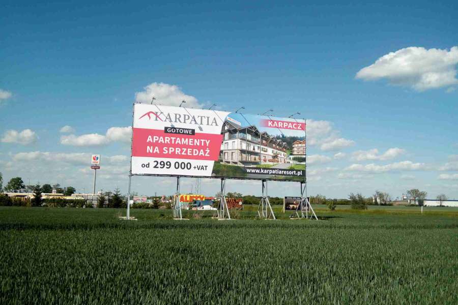 Powierzchnie reklamowe - Kostomłoty Lotos>Wrocław Karpatia