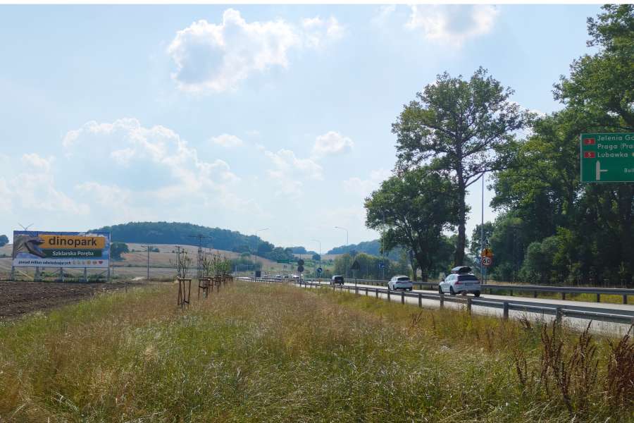 Powierzchnie reklamowe - DK5 Bolków>Jelenia Góra Dinopark