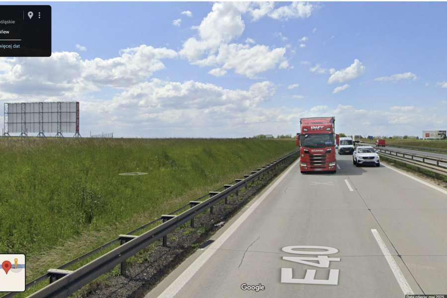 Powierzchnie reklamowe - A4 Kąty Wrocławskie, kierunek Legnica